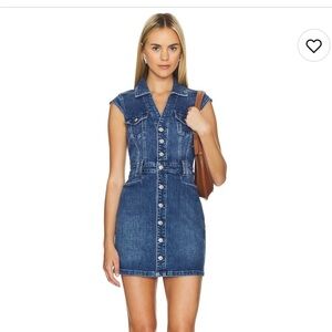 PAIGE Jaxsyn Denim Dress in Kamilla